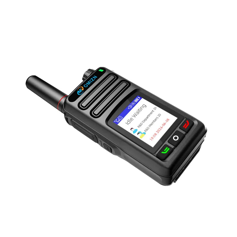 Walkie talkie con red celular OMIZN K15 con tarjeta SIM, alcance ilimitado disponible en todo el mundo, radio bidireccional PoC