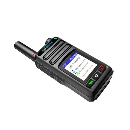 Walkie talkie con red celular OMIZN K15 con tarjeta SIM, alcance ilimitado disponible en todo el mundo, radio bidireccional PoC