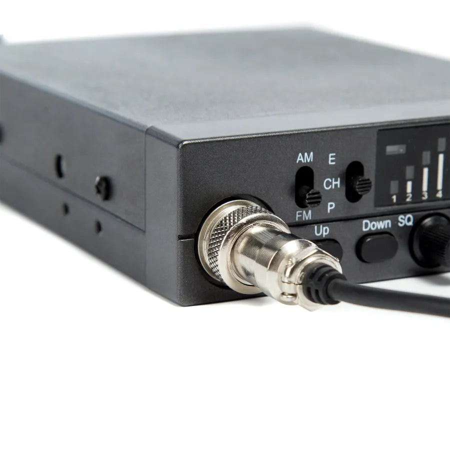 OMIZN LT-298 CB Radio AM/FM 40 canales completos, canal de emergencia instantáneo 9/19 Función ASQ, ganancia RF, conector para altavoz externo, pantalla de fácil lectura