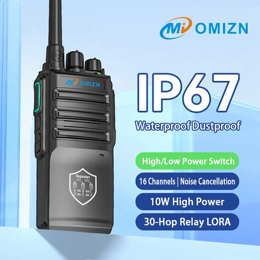 OMIZN TP70 Soporta ocho bandas de frecuencia, resistencia al agua IP67