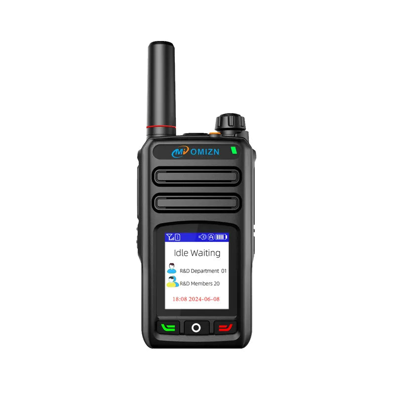 Walkie talkie con red celular OMIZN K15 con tarjeta SIM, alcance ilimitado disponible en todo el mundo, radio bidireccional PoC