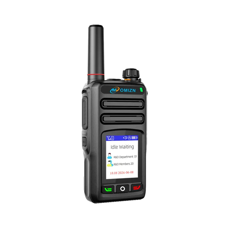 Walkie talkie con red celular OMIZN K15 con tarjeta SIM, alcance ilimitado disponible en todo el mundo, radio bidireccional PoC
