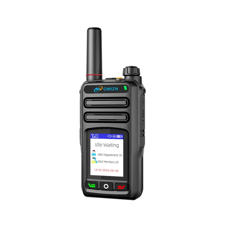 Walkie talkie con red celular OMIZN K15 con tarjeta SIM, alcance ilimitado disponible en todo el mundo, radio bidireccional PoC