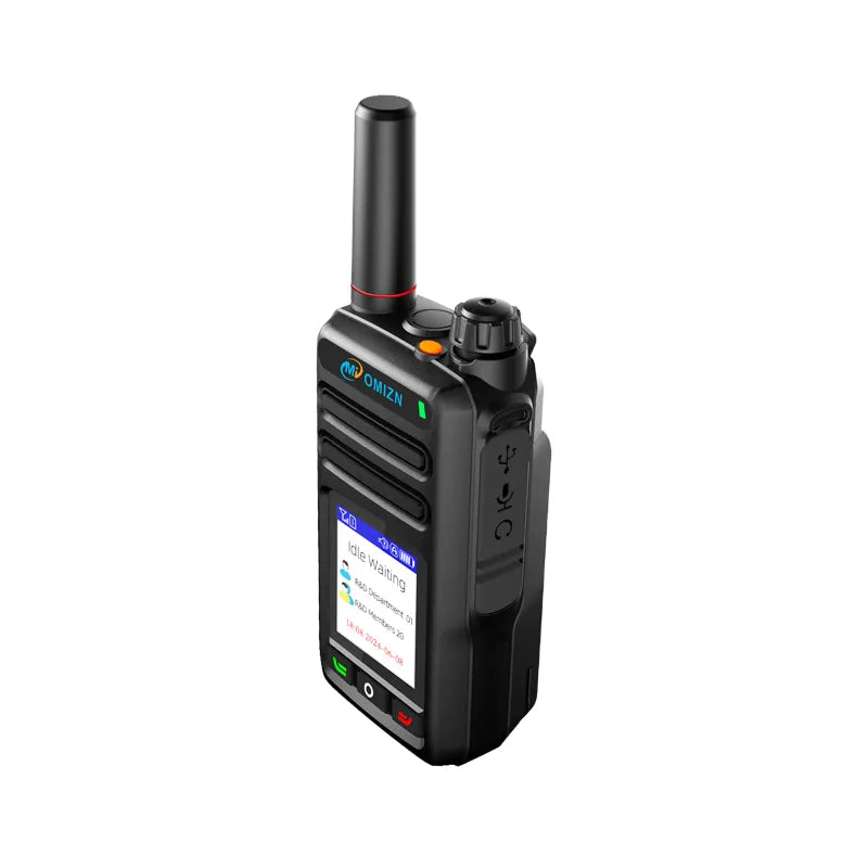 Walkie talkie con red celular OMIZN K15 con tarjeta SIM, alcance ilimitado disponible en todo el mundo, radio bidireccional PoC