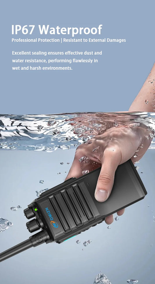 OMIZN TP70 Soporta ocho bandas de frecuencia, resistencia al agua IP67